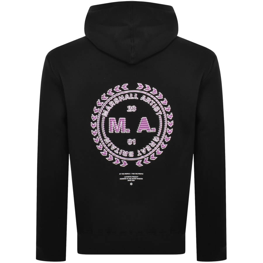 Marshall Artist Nevola Oth Hoodie Black Mainline Menswear Denmark
